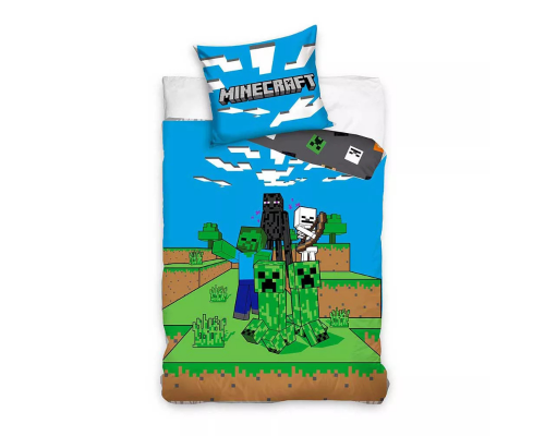 Комплект постельного белья Minecraft 140×200cm, 2 части