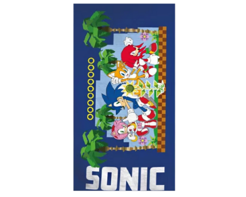 Sonic the Hedgehog rätik, 70x140 cm